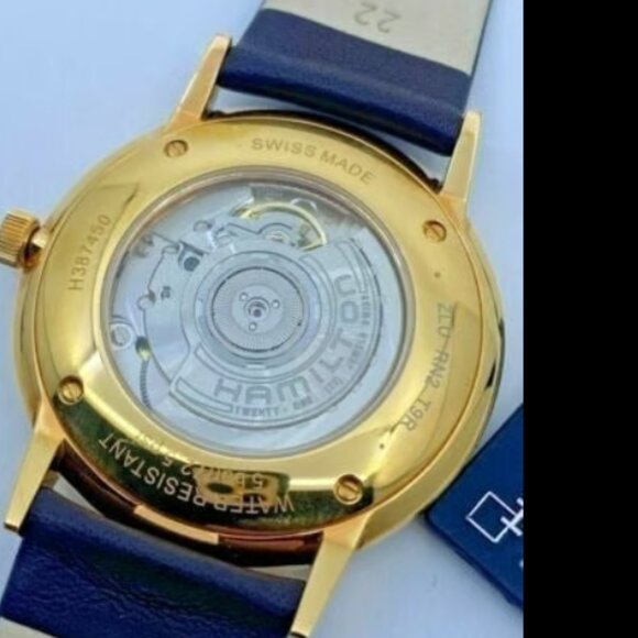 HAMILTON INTRA-MATIC 42mm Automatic Brown Dial Leather Men's Watch H38745501 - Picture 2 of 7